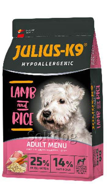 Julius-K9 Hypoallergenic Adult Lamb & Rice 12kg