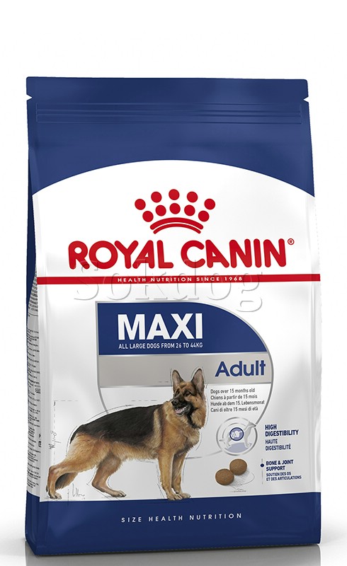 Royal Canin Maxi Adult 15kg - nagytestű felnőtt kutya száraz táp