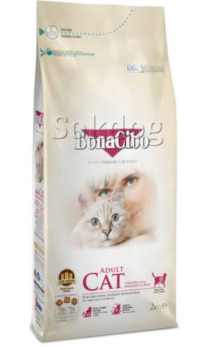 Bonacibo Cat Chicken & Rice with Anchovy 2kg
