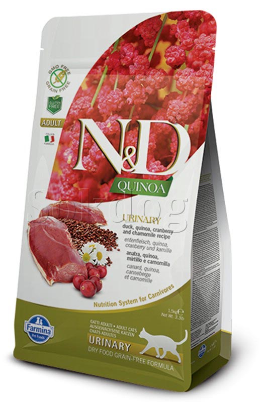 N&D Quinoa Urinary Kacsa 1,5kg