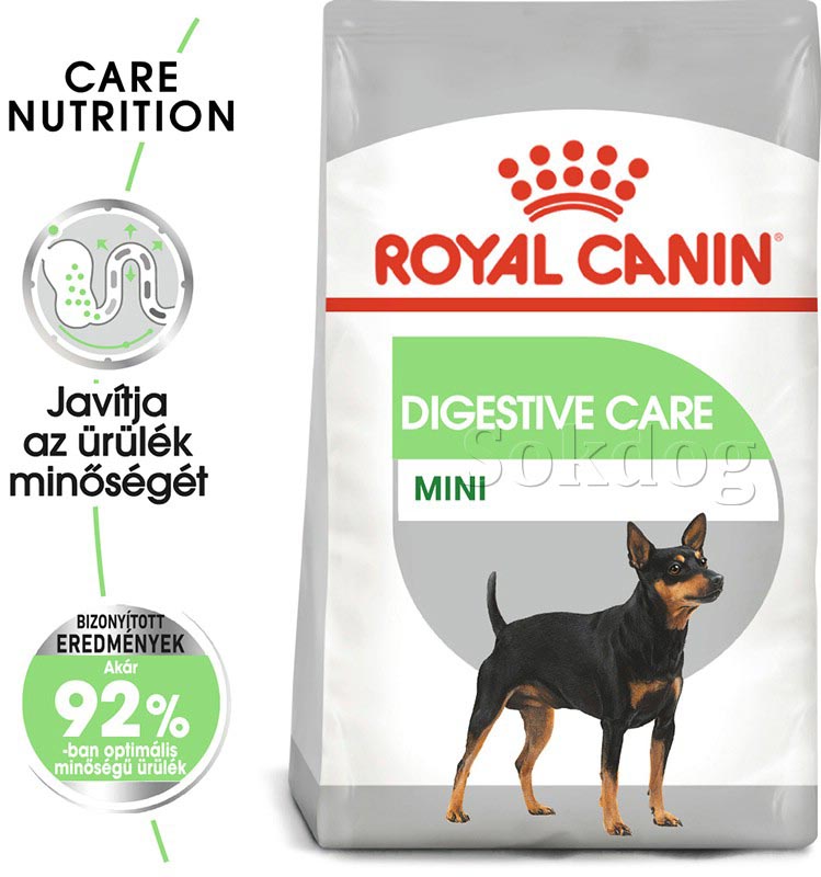 Royal Canin Mini Digestive Care 2*1kg - száraz táp kistestű felnőtt kutyák részére