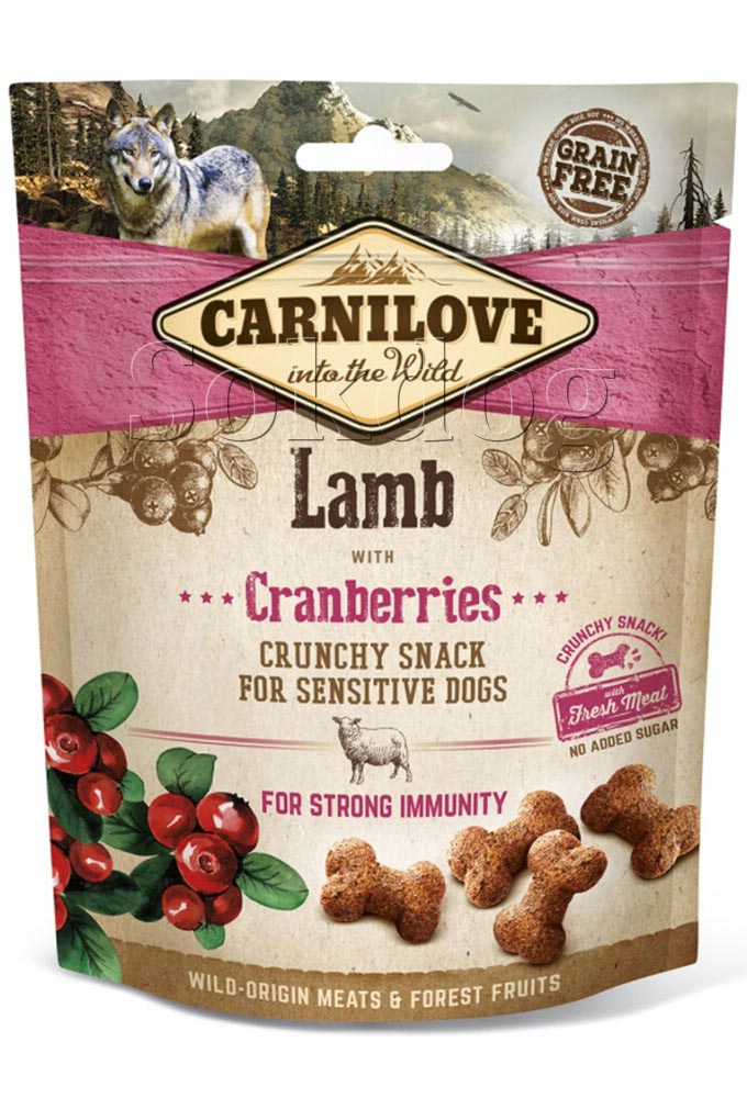 CarniLove Crunchy Snack Lamb & Cranberries 200g