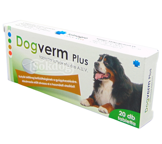 DogVerm Plus tabletta A.U. V. 20db/cs.