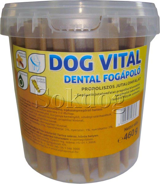 Dog Vital propoliszos fogápoló 22-23db/460g