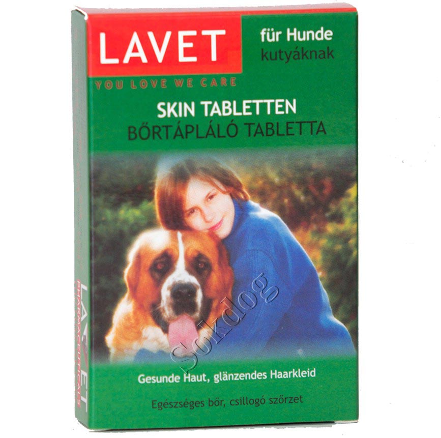 Lavet Skin bőrtápláló tabletta kutyáknak 50db/cs.