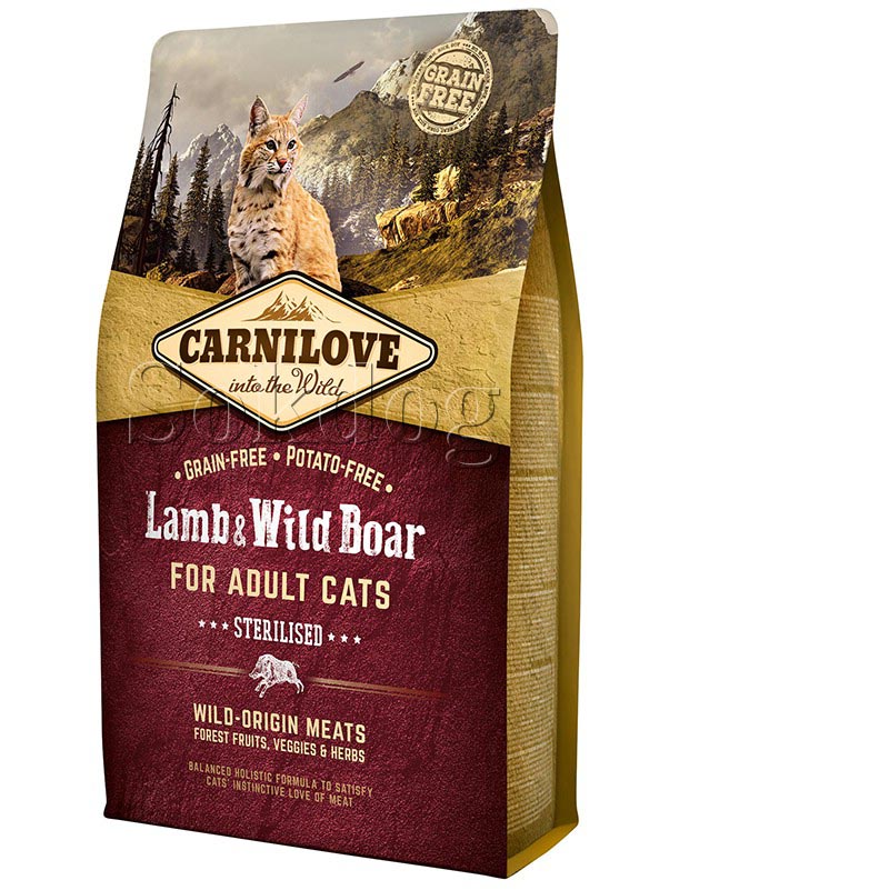 CarniLove Sterilised Cat Lamb & Wild Boar 6kg