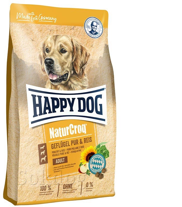 Happy Dog NaturCroq Geflügel Pur & Reis 1kg