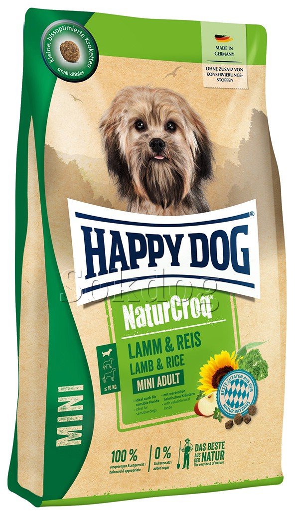 Happy Dog NaturCroq Adult Mini Lamb & Rice 800g