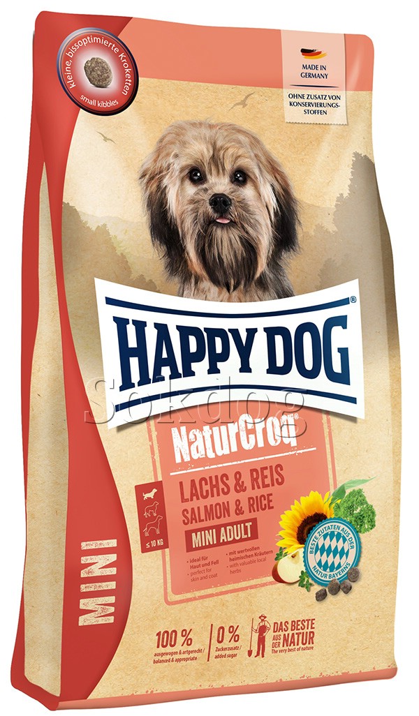 Happy Dog NaturCroq Adult Mini Salmon & Rice 4kg