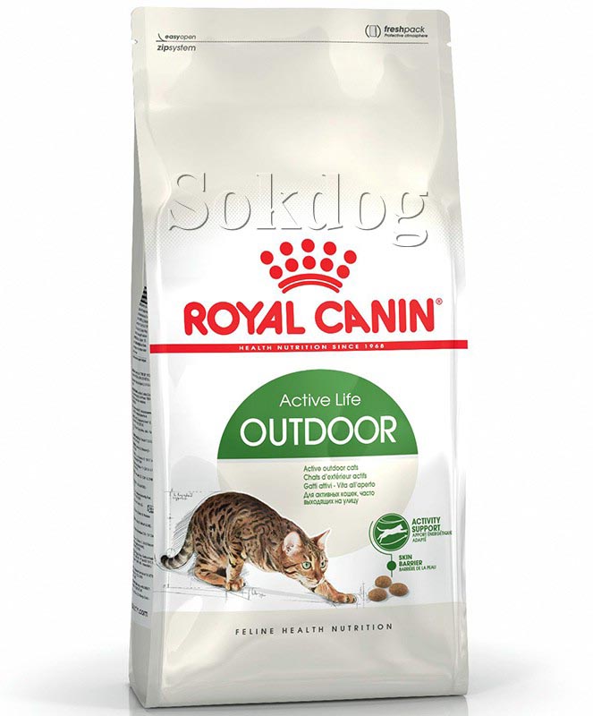 Royal Canin Outdoor 2kg - szabadba gyakran kijáró, aktív felnőtt macska száraz táp