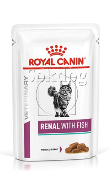 Royal Canin Cat Renal Fish Pouch 12*85g