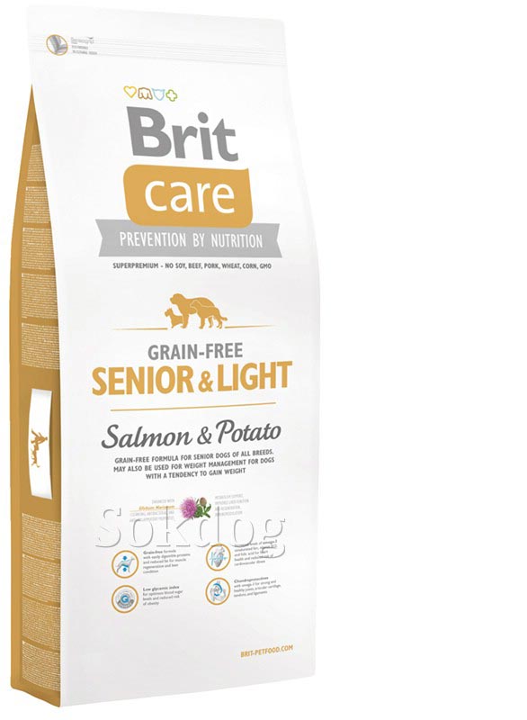 Brit Care Senior & Light Salmon & Potato 1kg