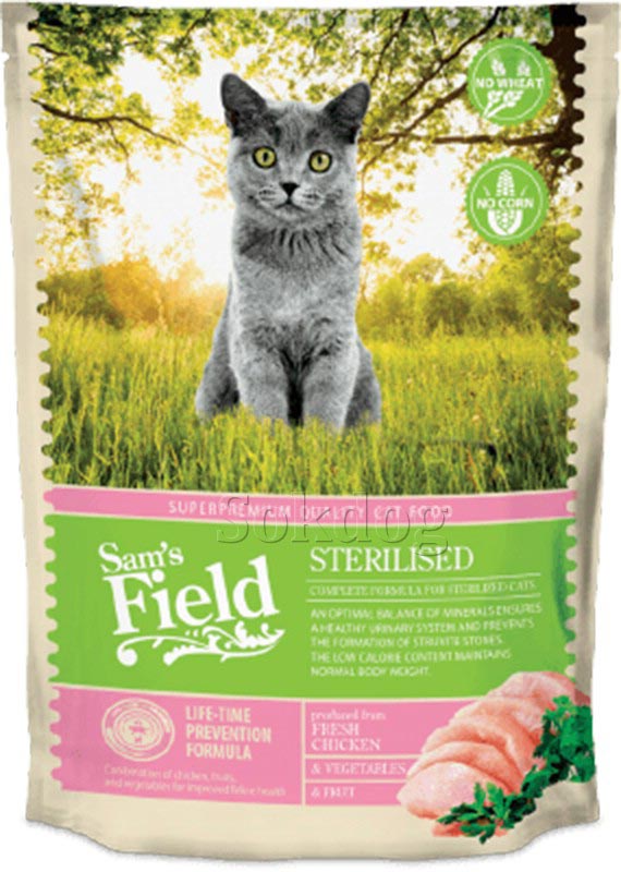 Sam's Field cat sterilised 7,5 kg