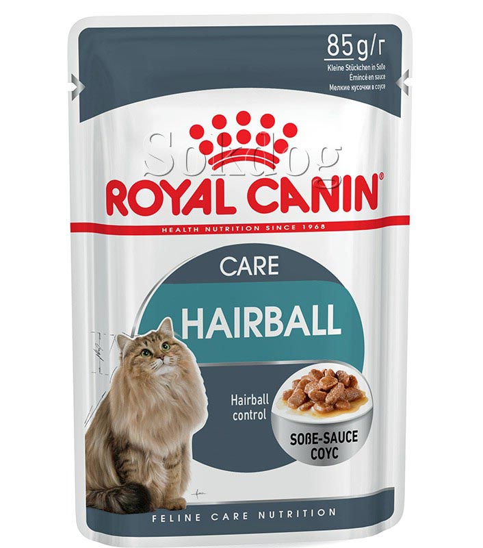 Royal Canin Hairball Care 12*85g - szószos felnőtt táp a szőrlabdák könnyebb távozásáért
