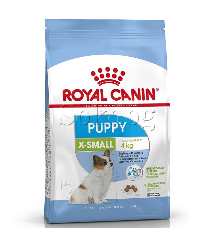 Royal Canin X-Small Puppy 3kg - nagyon kistestű kölyök kutya száraz táp