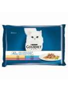 Gourmet Perle 4x85g Pulyka + Tonhal + Kacsa + Bárány Szószban Alutasak