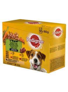   Pedigree Alutasak 12x100g ZÖLD Vegyes Válogatás Mártásban