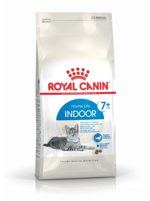 ROYAL CANIN INDOOR 7+ - lakásban tartott idősödő macska száraz táp (0,4 kg)