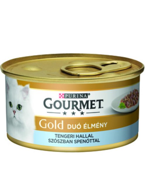 Gourmet Gold 85g Szósz Tengerihal + Spenót