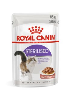   ROYAL CANIN STERILISED GRAVY - ivartalanított felnőtt macska szószos nedves táp (12*85g)