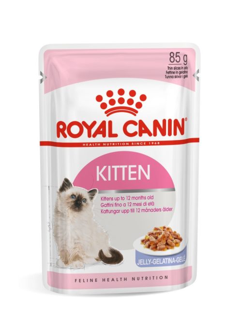 ROYAL CANIN KITTEN JELLY - kölyök macska zselés nedves táp  (12*85g)