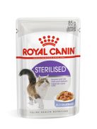 ROYAL CANIN STERILISED JELLY - ivartalanított felnőtt macska zselés nedves táp  (12*85g)