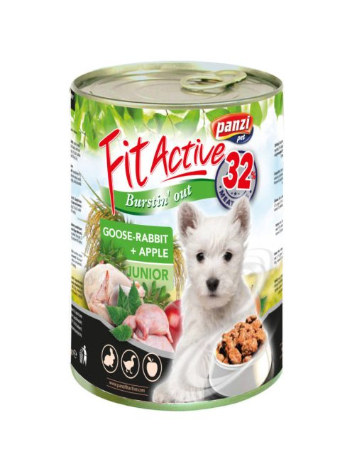 Panzi FitActive DOG 415g konzerv junior liba-nyúl