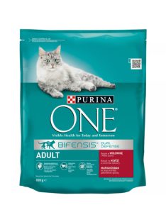 Purina One Adult Marhás Száraz macskaeledel 800g 388