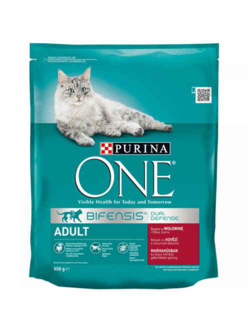 Purina One Adult Marhás Száraz macskaeledel 800g 388