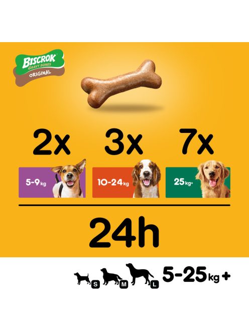 Pedigree Biscrok Gravy Bone 400g Marha