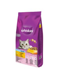   Whiskas 14kg Sterile száraztáp csirkehússal ivartalanított felnőtt macskák számára