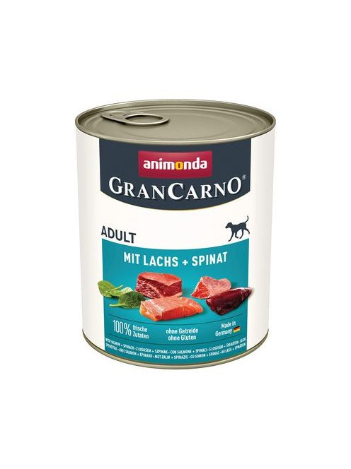 GranCarno 800g Lazac + Spenót + Marha