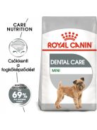ROYAL CANIN MINI DENTAL CARE - száraz táp felnőtt kistestű kutyák részére a fogkőképződés csökkentéséért (8 kg)