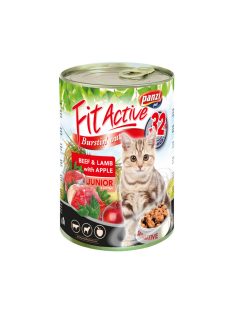 Panzi FitActive CAT 415g konzerv Junior Marha+Bárány