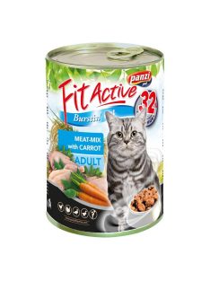 Panzi FitActive CAT 415g konzerv húsmix + répa