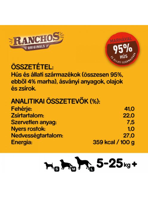 Pedigree Ranchos 70g Marha