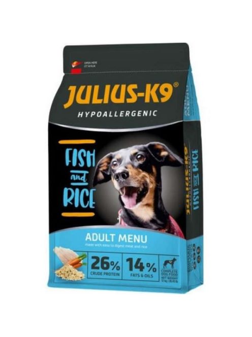 Julius-K9 Adult Hypoallergenic Fish&Rice 12kg