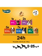 Pedigree Tasty Minis Marha + Baromfi szeletek 155g