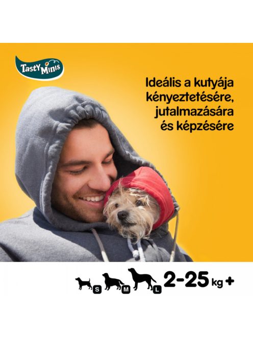 Pedigree Tasty Minis Marha + Baromfi szeletek 155g