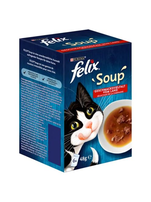 Félix Soup Házias válogatás 6x48g