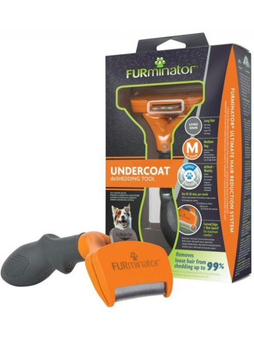 FURminator hosszúszőrű kutya M aljszőrkefe