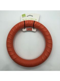 Gumi kutyajáték - karika - 19cm - SÁRGA