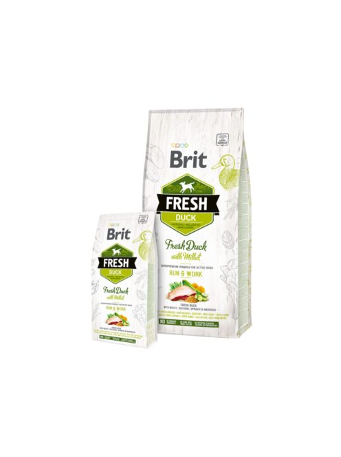 Brit Fresh Kacsa és Köles Active Run & Work 12kg