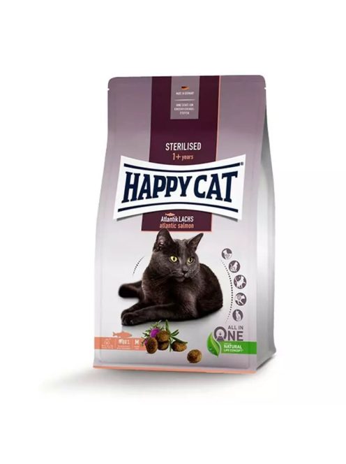Happy Cat Adult Sterilised Lazac 1,3kg