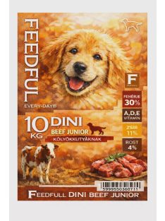 FEEDFULL Dini Dog Junior Marha 10kg kutyatáp