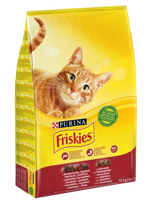 Friskies 10kg Marha száraz macskatáp
