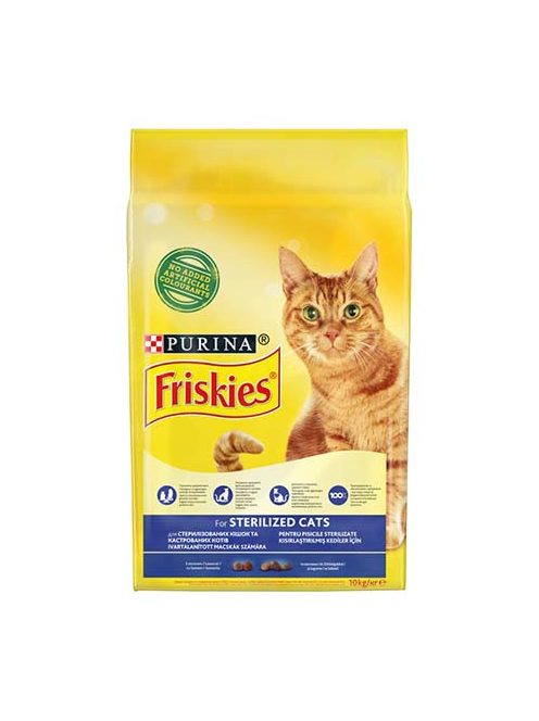 Friskies 10kg Steril száraz macskatáp
