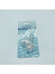 Világítós nyakörv biléta kb 2.5cmx5cm FEHÉR