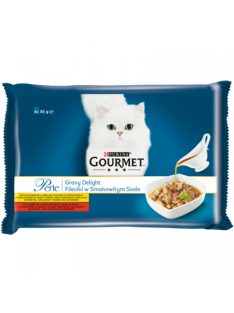 Gourmet Perle 4x85g Csirke + Marha  Szószban Alutasak