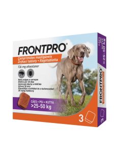 FRONTPRO tabletta 3db (25-50 kg)